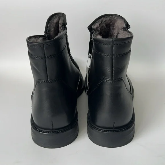 Fretz‎ Black Leather Sohle Men's Boots NWT - 9.5 - Picture 2 of 13